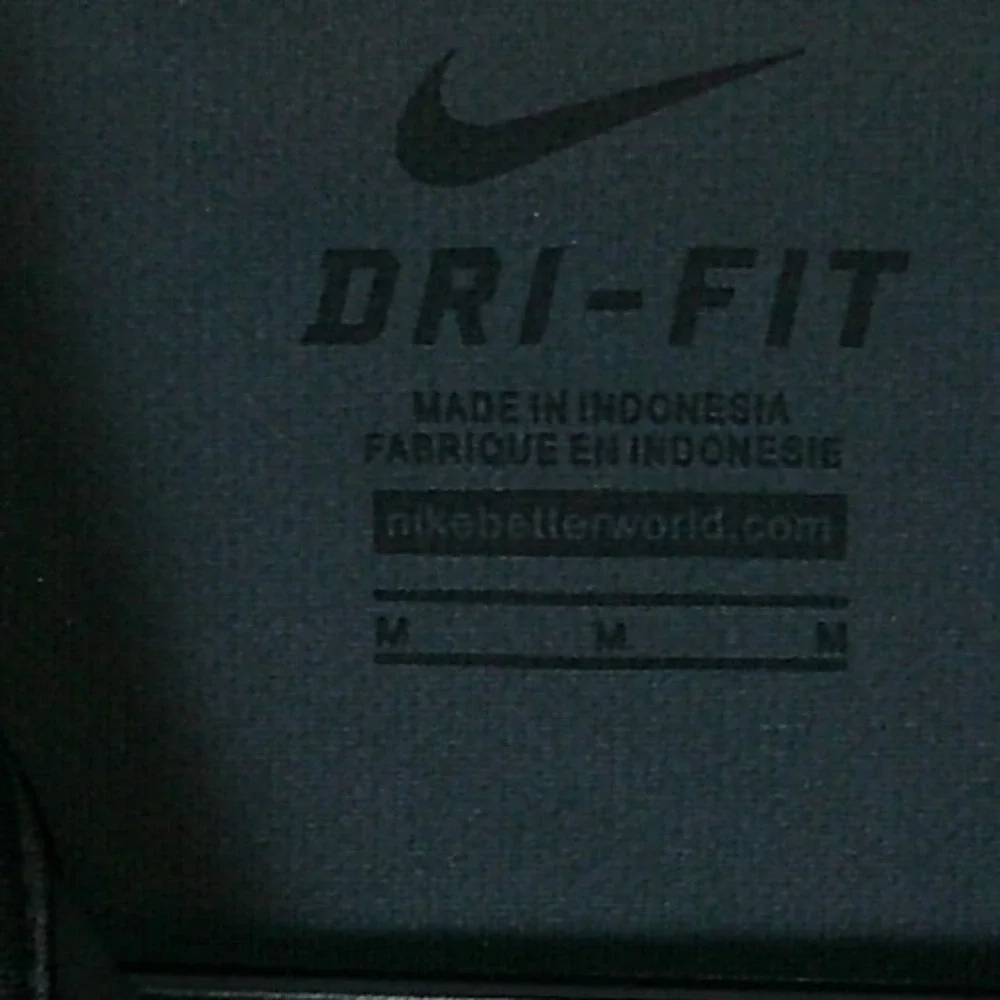 Nike Womens Dri-FIT‎ Polo Shirt Slate Gray White Piping Golf Tennis Top Size M